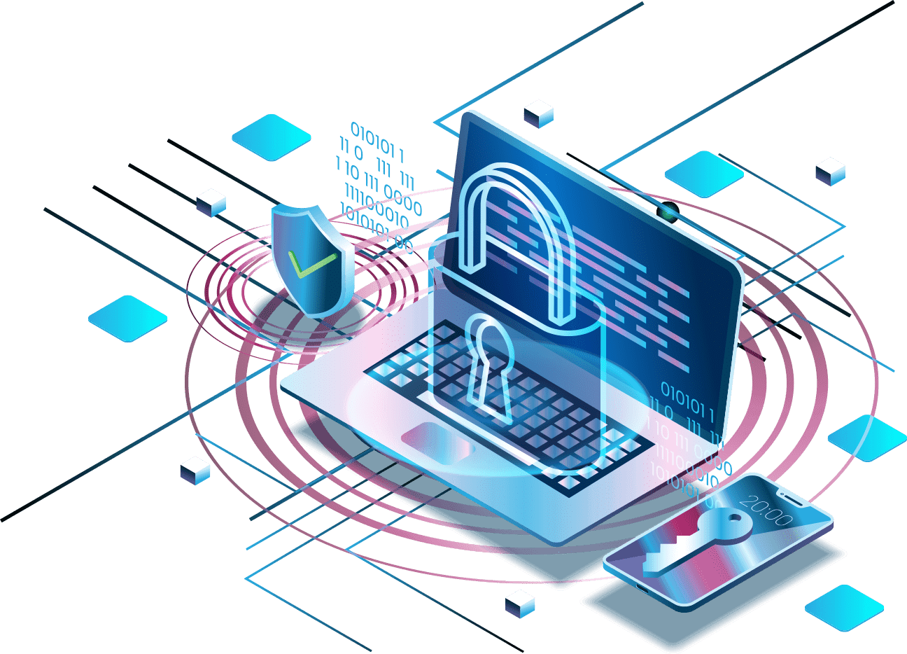Cyberscope smart contract security illustration