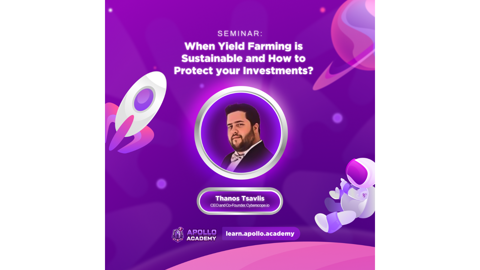 Sustainable Yield Farming and Protecting Your Investments: A Guest Seminar at A² Academy
