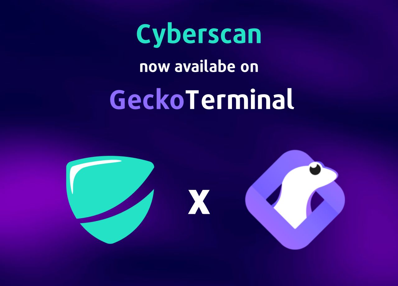 Cyberscope Partners with GeckoTerminal
