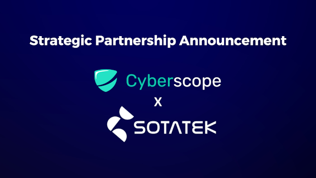Cyberscope Partners With Sotatek